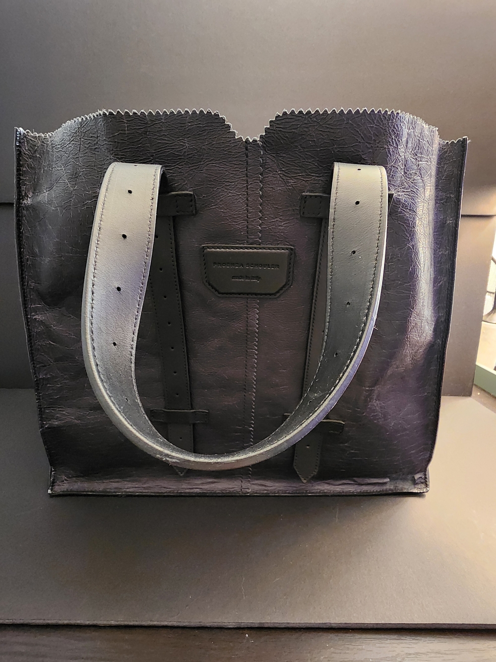 Proenza Schouler Leather "Paperbag" Design Shopper Tote, Vintage 2010 Collection - Picture 15 of 15